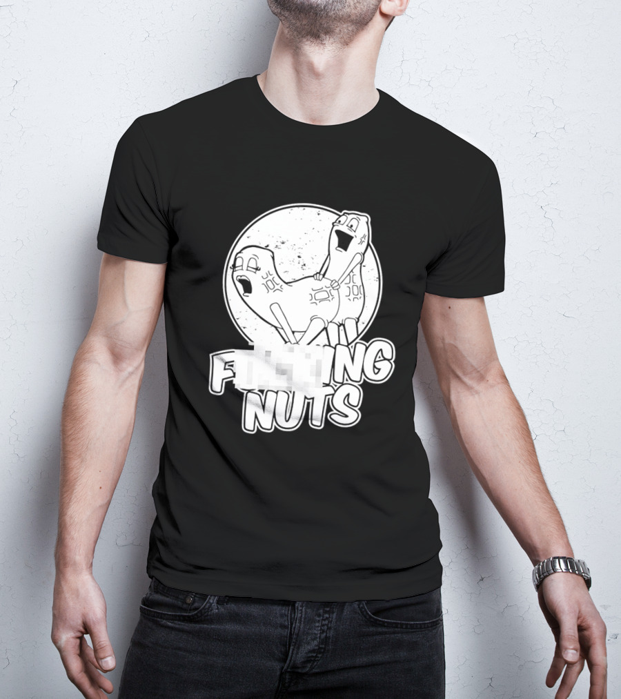 Fking Nuts Peanuts Cartoon Humor T-Shirt