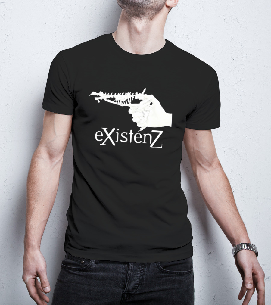 Gristle EXistenZ Skeletal Gun T-Shirt