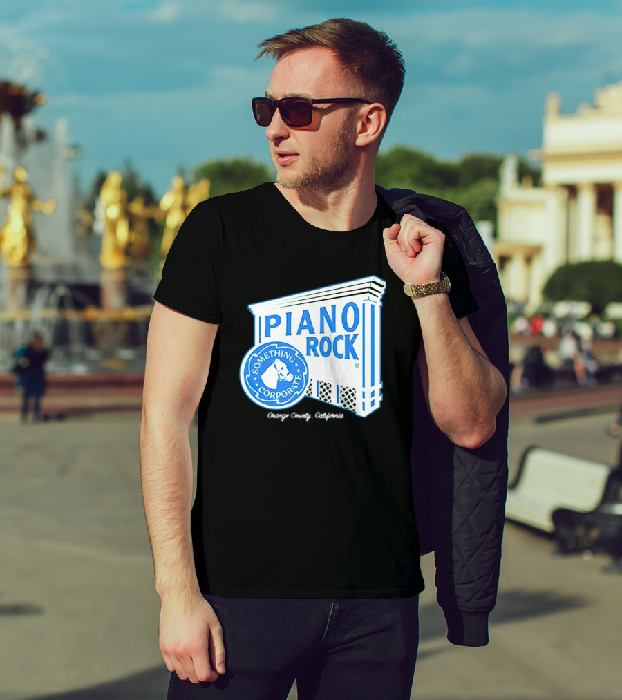 Piano Rock Something Corporate Orange County California T-Shirt