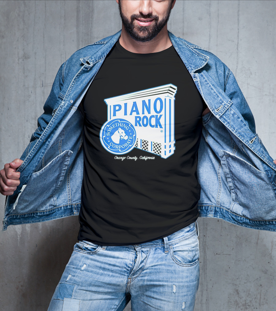 Piano Rock Something Corporate Orange County California T-Shirt