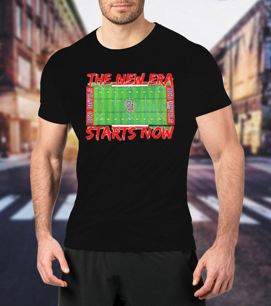 THE NEW ERA STARTS NOW RED DEVILS FIELD OHIO FOOTBALL T-Shirt