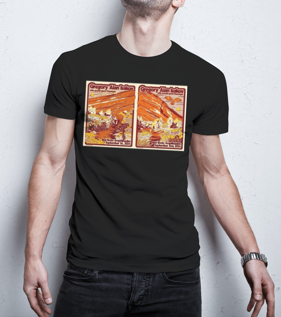 Gregory Alan Isakov With Special Guest Red Rocks Amphitheatre September 1st 2nd T-Shirt