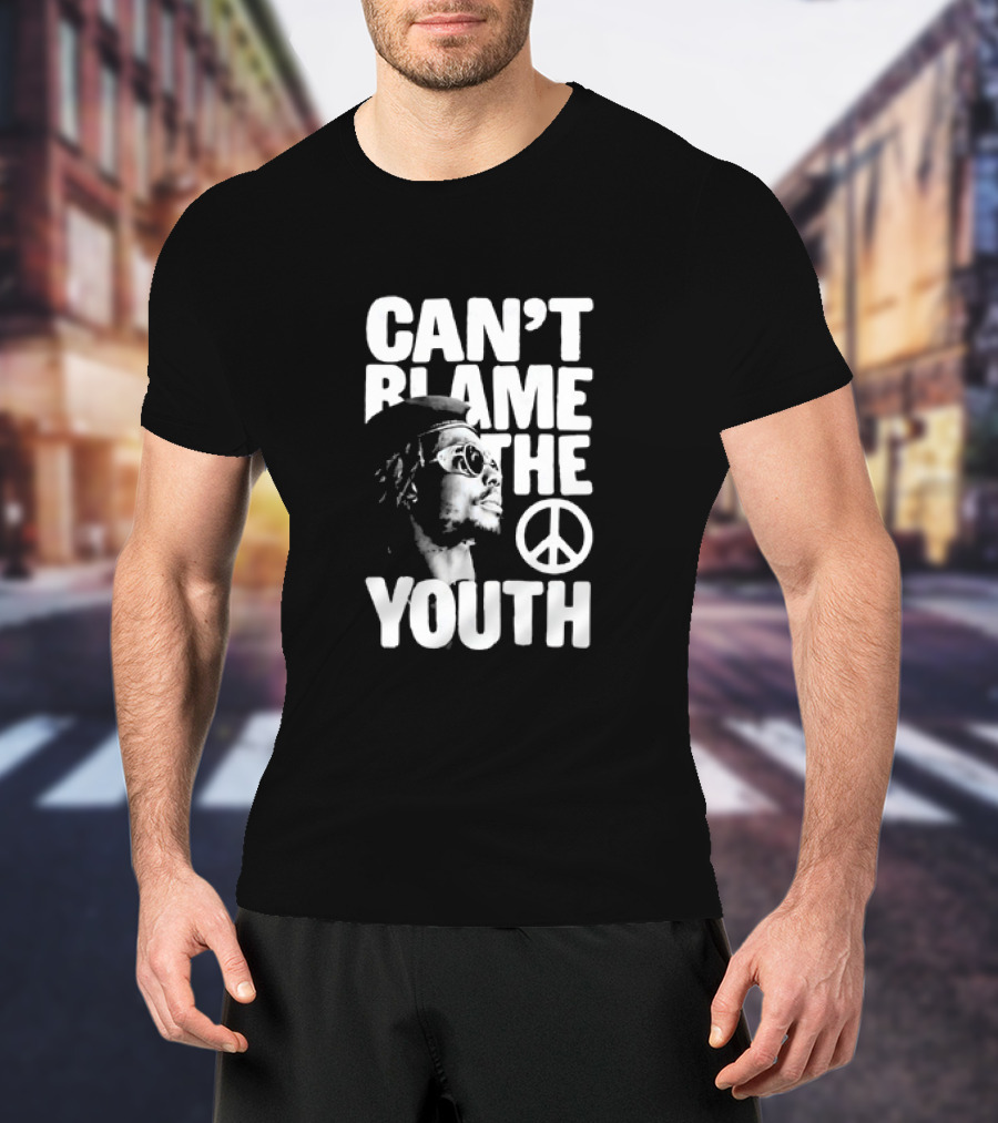 Can't Blame The Youth Peace Symbol Peter Tosh T-Shirt
