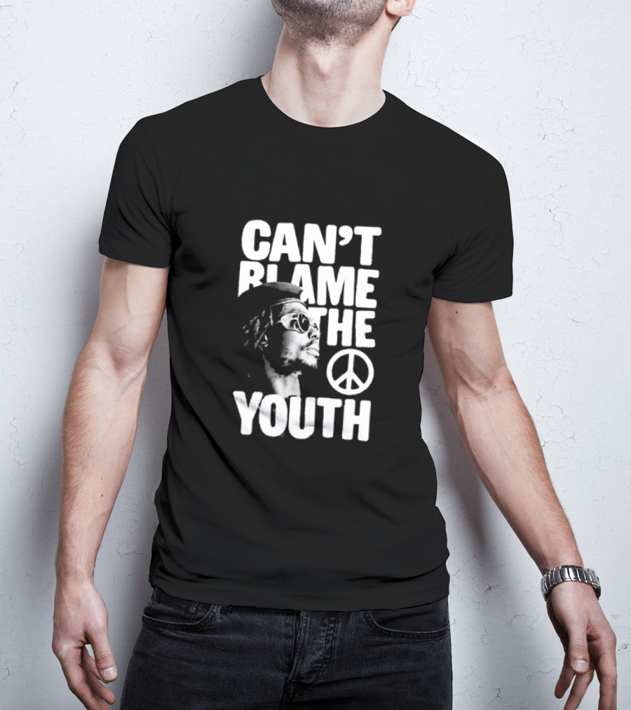 Can't Blame The Youth Peace Symbol Peter Tosh T-Shirt