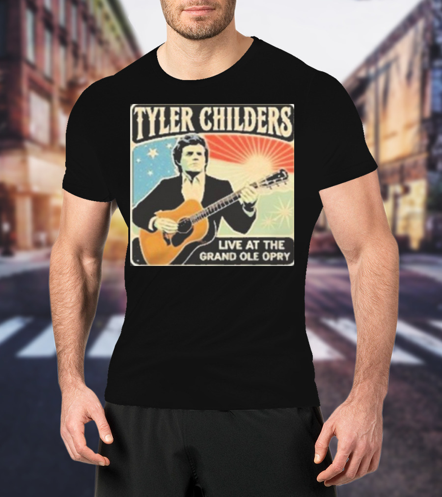 Tyler Childers Live Performance With Guitar At The Grand Ole Opry Iconic Event T-Shirt
