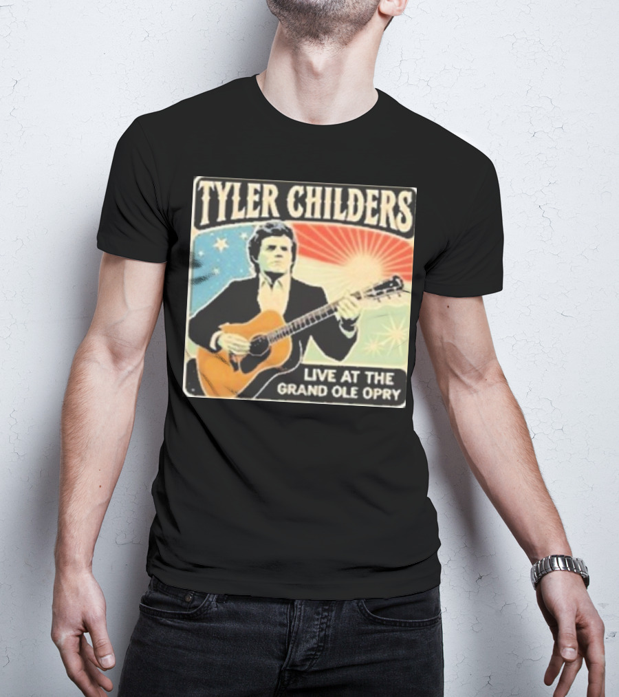Tyler Childers Live Performance With Guitar At The Grand Ole Opry Iconic Event T-Shirt