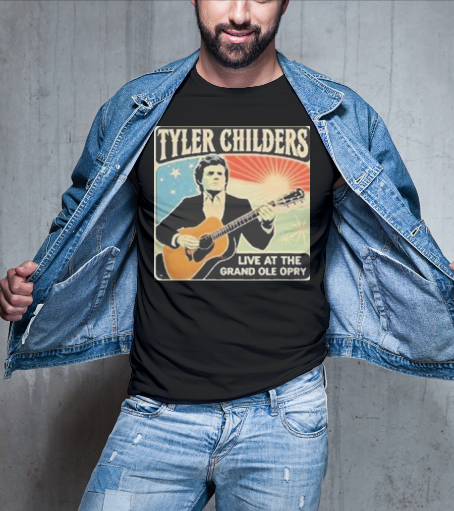 Tyler Childers Live Performance With Guitar At The Grand Ole Opry Iconic Event T-Shirt