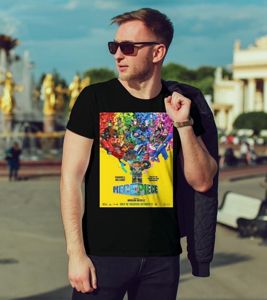 PHARRELL WILLIAMS PIECE BY PIECE TURN UP THE VOLUME OF YOUR IMAGINATION RELEASING IN THEATERS OCTOBER 11 T-Shirt