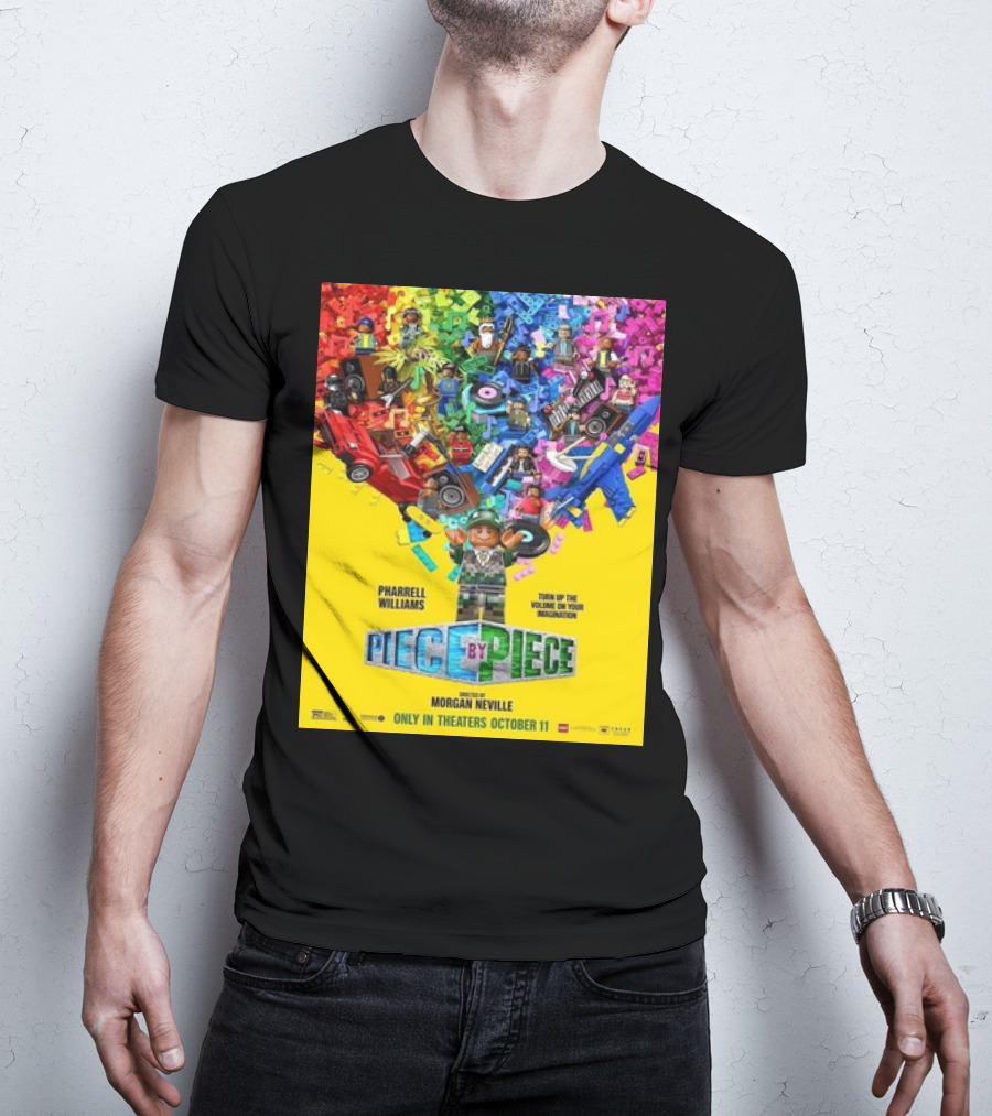 PHARRELL WILLIAMS PIECE BY PIECE TURN UP THE VOLUME OF YOUR IMAGINATION RELEASING IN THEATERS OCTOBER 11 T-Shirt