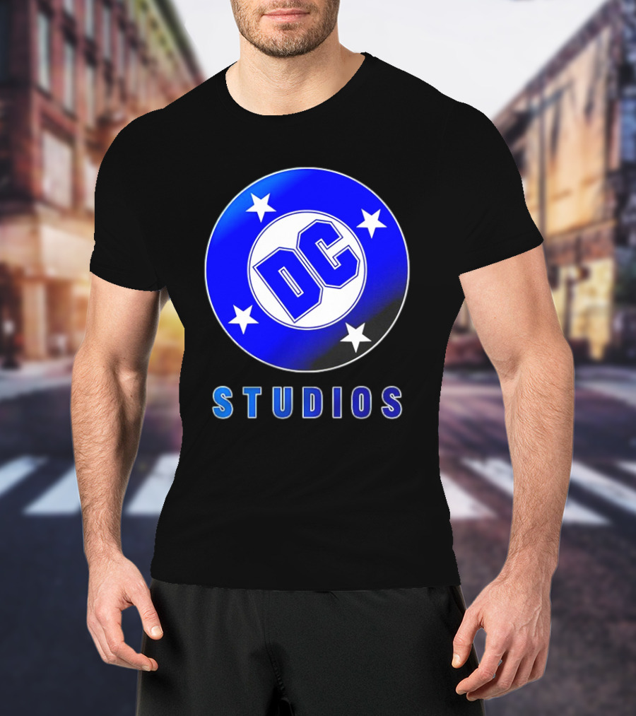 James Gunn DC Studios Logo With Stars T-Shirt