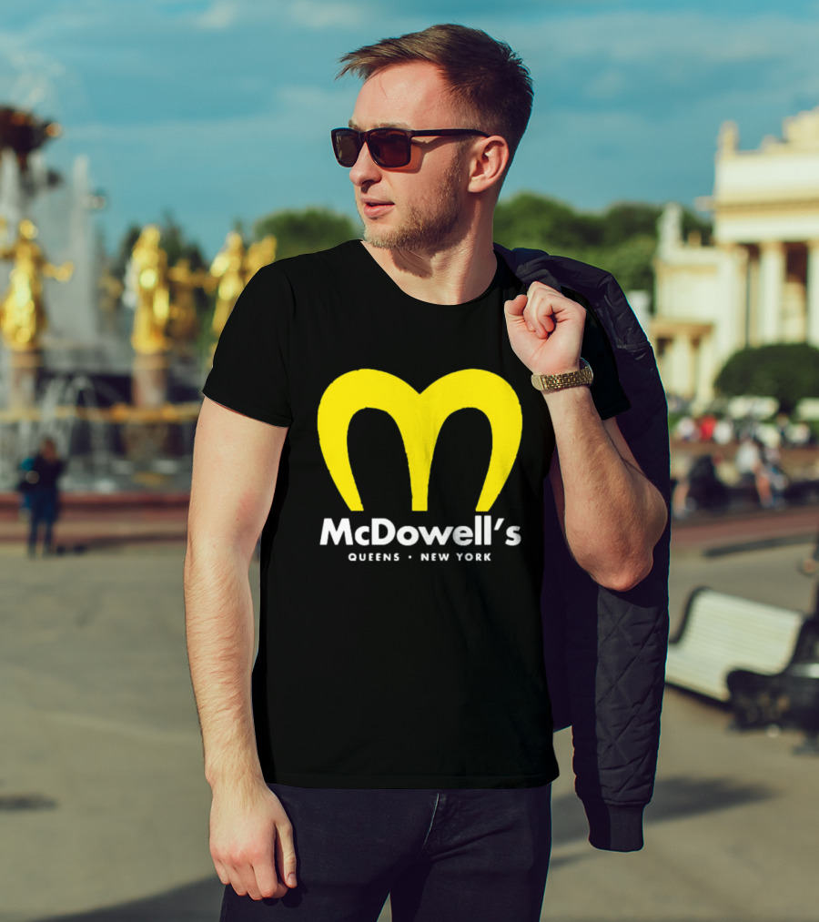 McDowell’s Queens New York Logo Yellow Arch T-Shirt