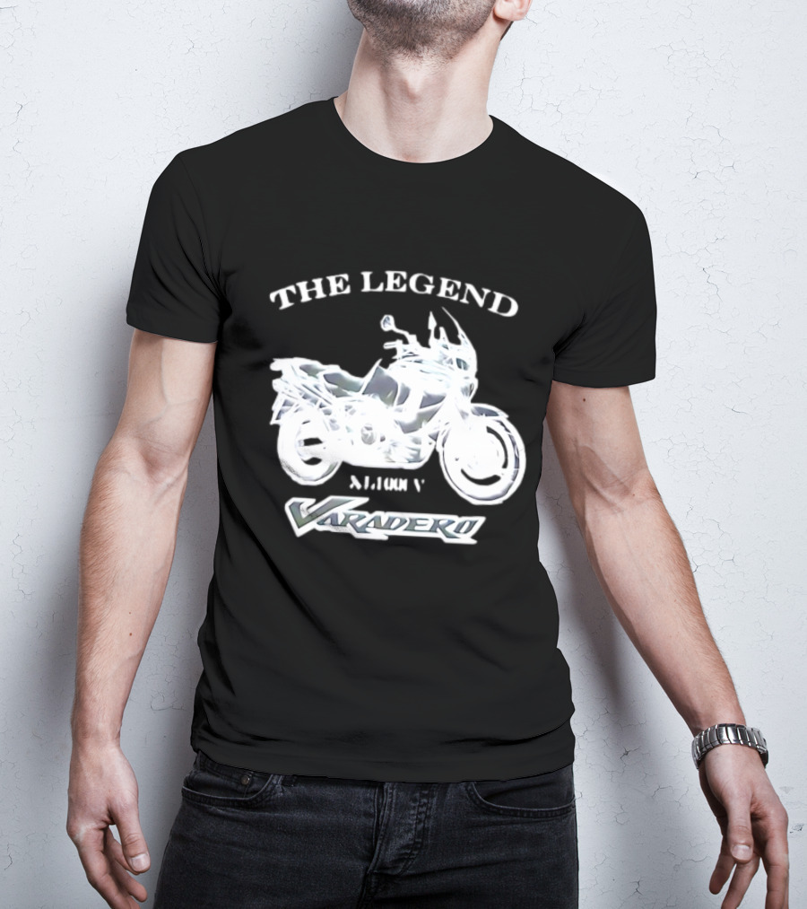 The Legend Varadero XL1000V Motorcycle Icon Text Highlight T-Shirt