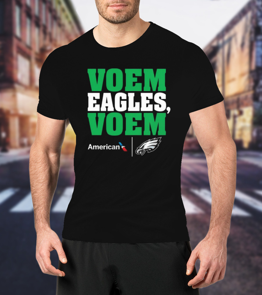 Voem Eagles Voem Philadelphia Eagles American Airlines T-Shirt