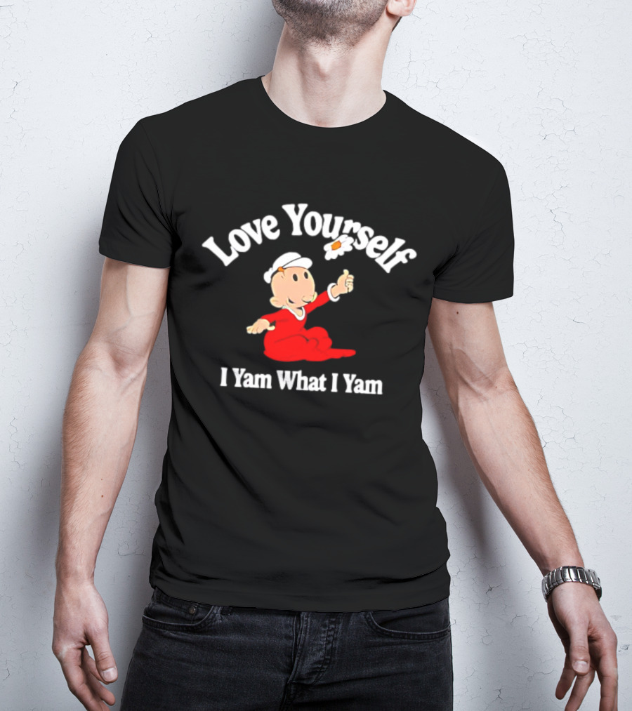 Popeye Love Yourself I Yam What I Yam Thumbs Up T-Shirt