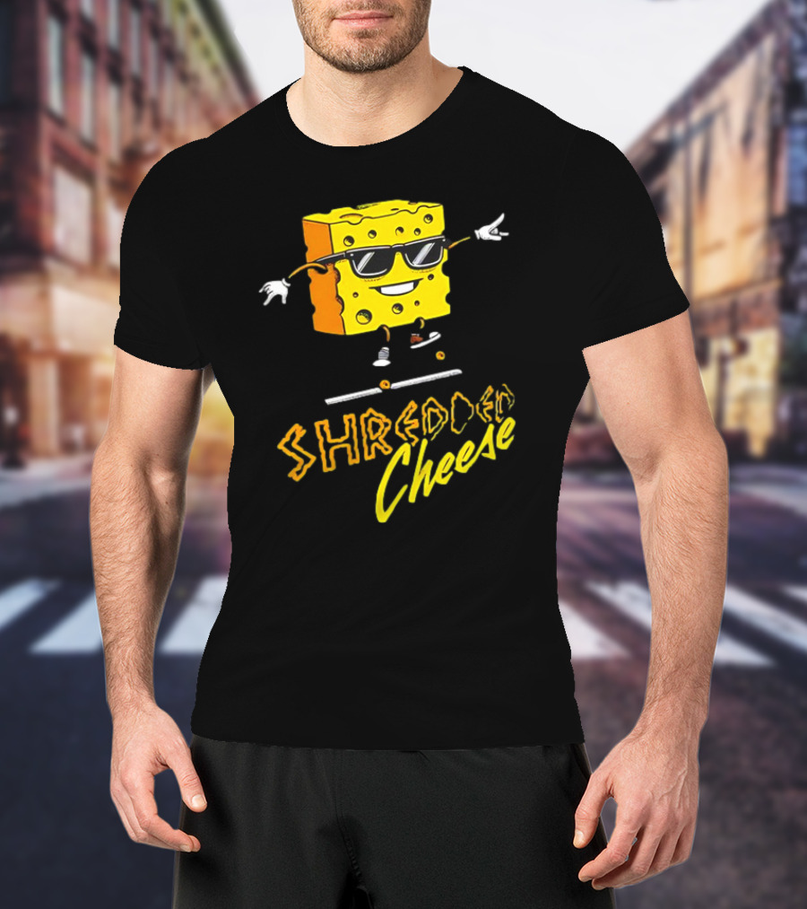 Shredded Cheese Skating Sunglasses Skateboard 2.0 T-Shirt