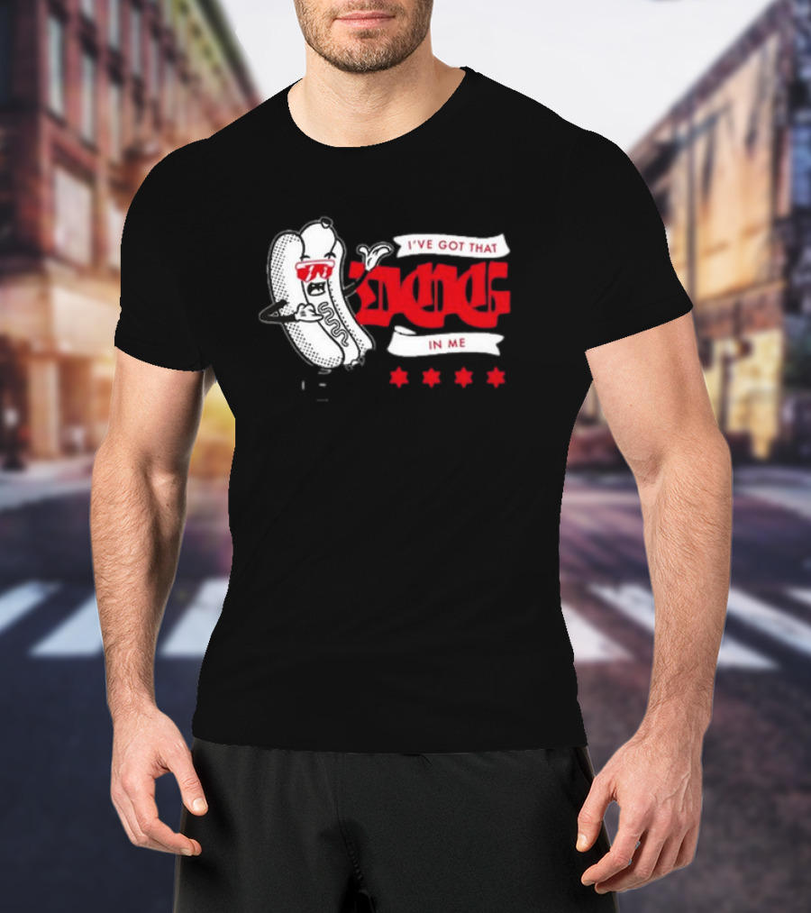 C2E2 I've Got That Dog Hot Dog Character With Stars T-Shirt