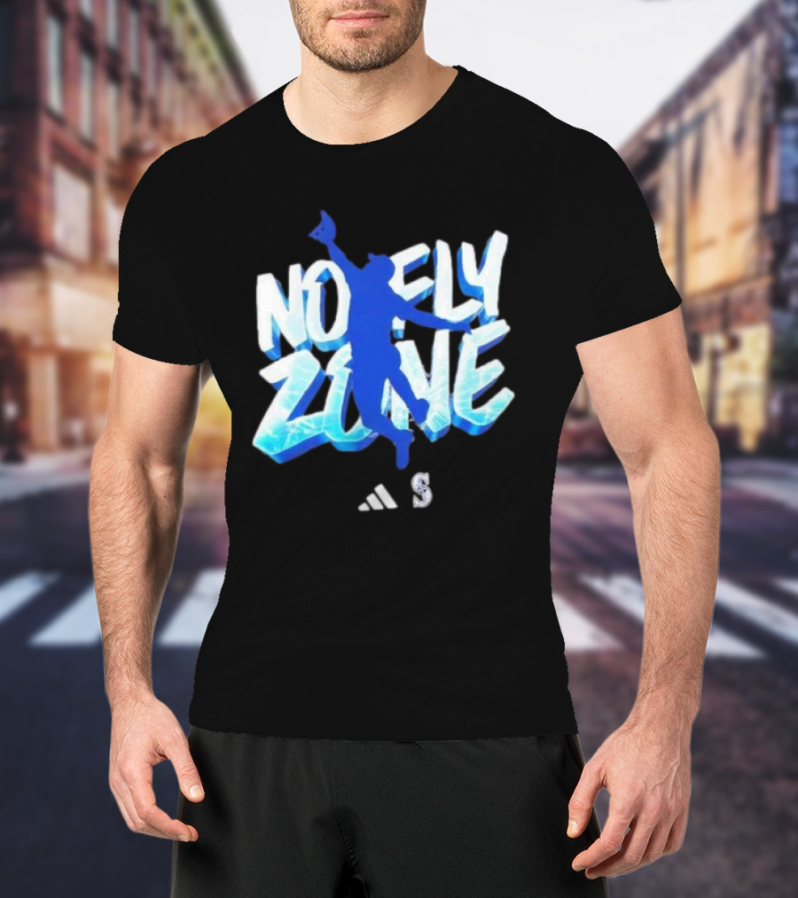 No Fly Zone Julio Rodriguez Mariners Baseball T-Shirt