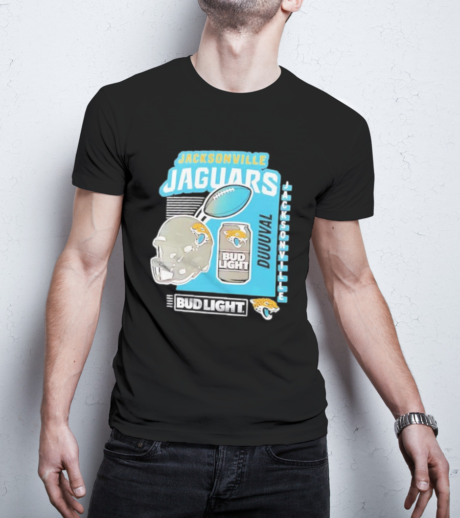 Jacksonville Jaguars Bud Light Football Duuuval Jacksonville T-Shirt