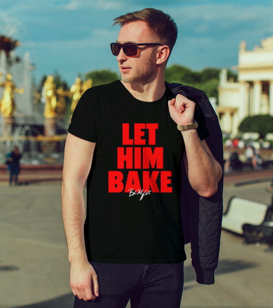 Baker Mayfield Let Him Bake Tampa Bay Signature NFLPA T-Shirt