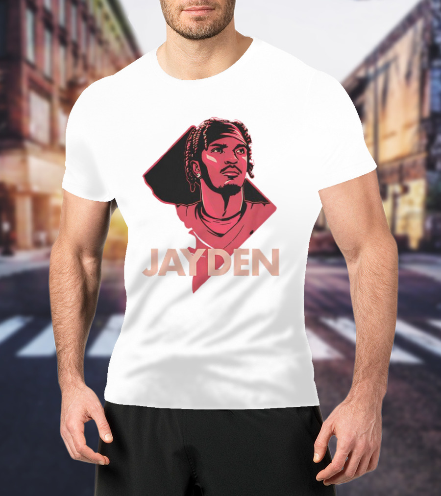 Jayden Daniels Washington Commanders Patriot T-Shirt