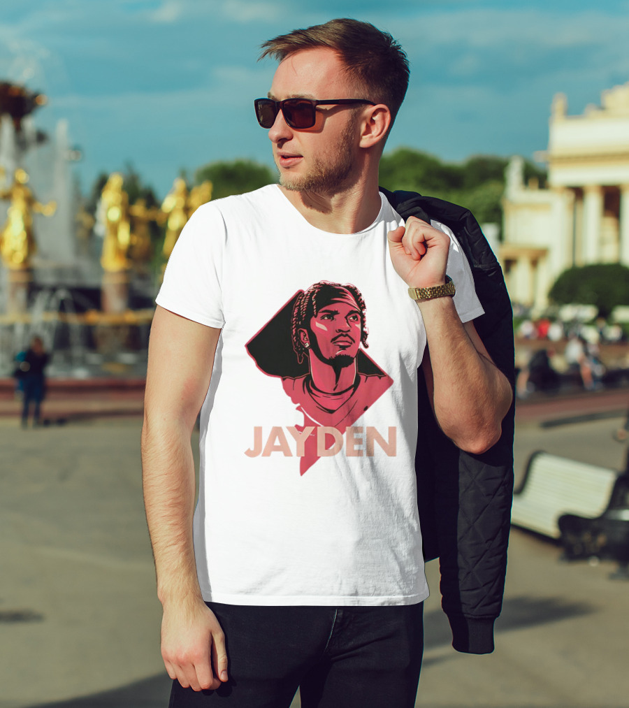 Jayden Daniels Washington Commanders Patriot T-Shirt