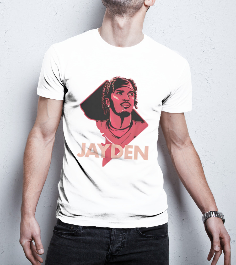 Jayden Daniels Washington Commanders Patriot T-Shirt