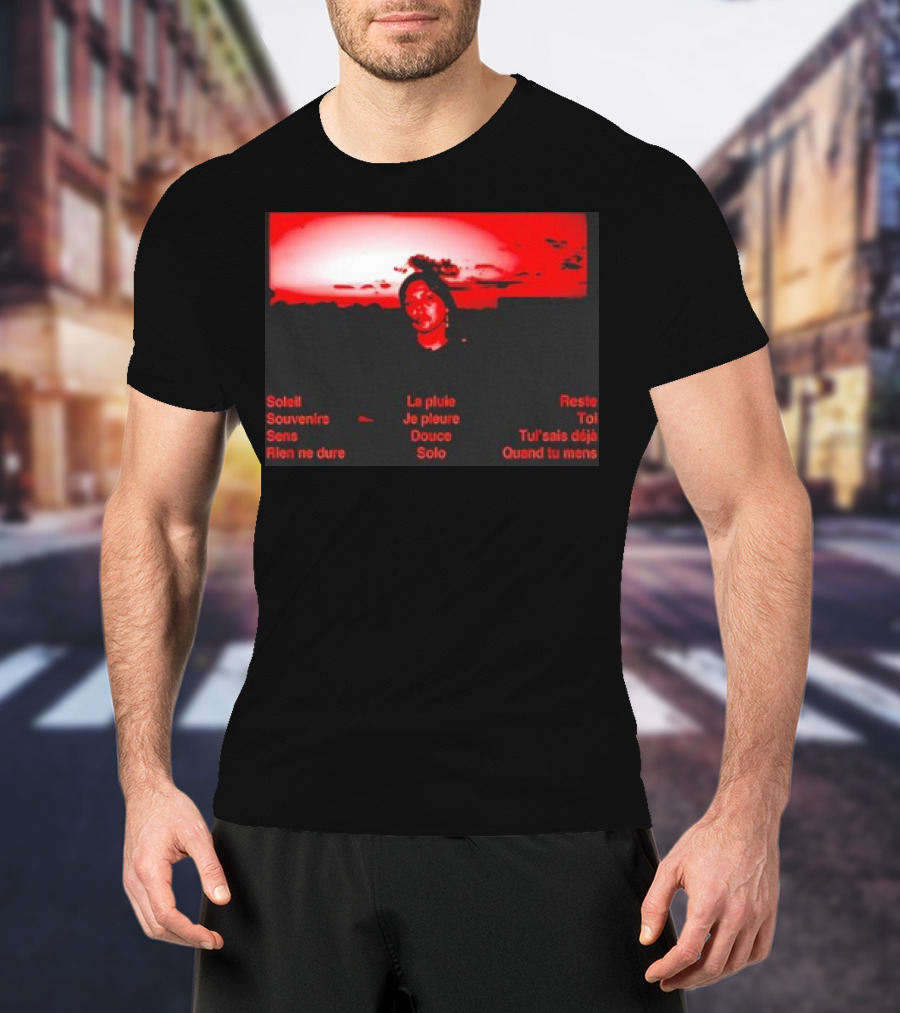 Manches Longues Solo Retro Soleil Souvenire Rien Ne Dure La Pluie Je Pleure Quand Tu Mens T-Shirt