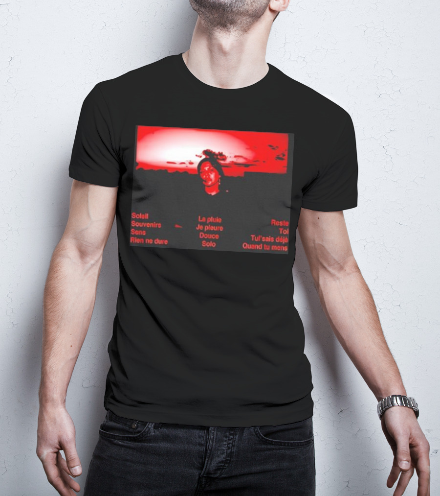 Manches Longues Solo Retro Soleil Souvenire Rien Ne Dure La Pluie Je Pleure Quand Tu Mens T-Shirt