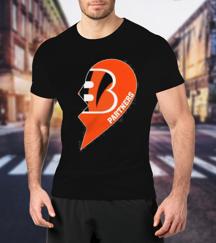 Cincinnati Bengals Partners Heart B T-Shirt