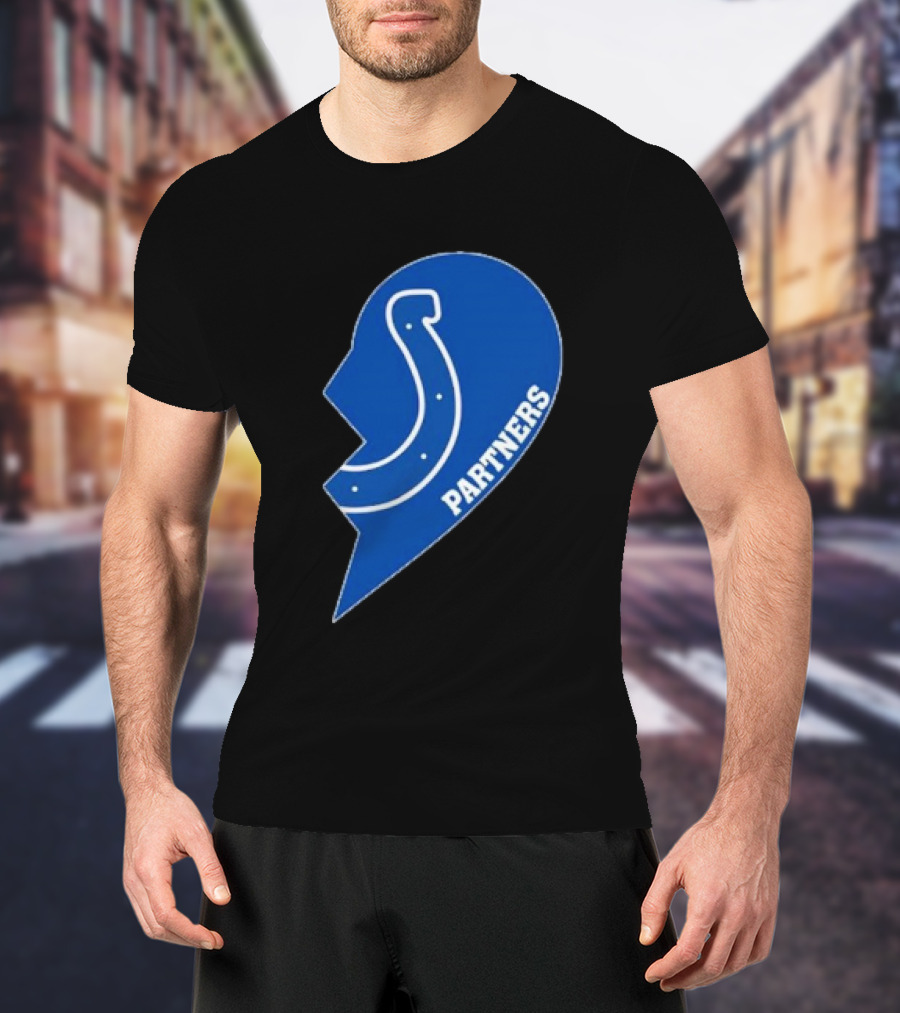 Indianapolis Colts Partners Half Heart T-Shirt
