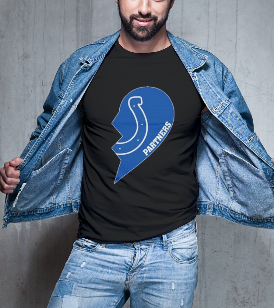 Indianapolis Colts Partners Half Heart T-Shirt