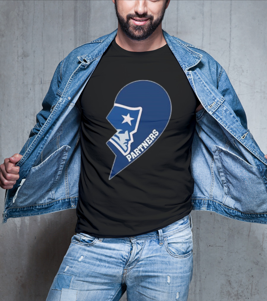 Patriots Partners Broken Heart Half T-Shirt