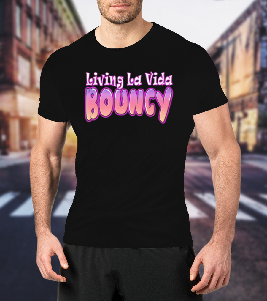 Living La Vida Bouncy Vibrant Pink T-Shirt