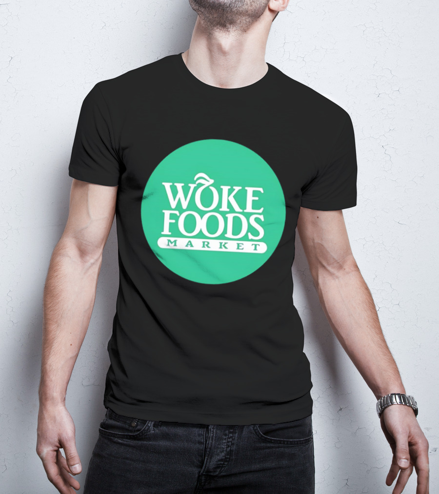 Woke Foods Market Green Circle T-Shirt
