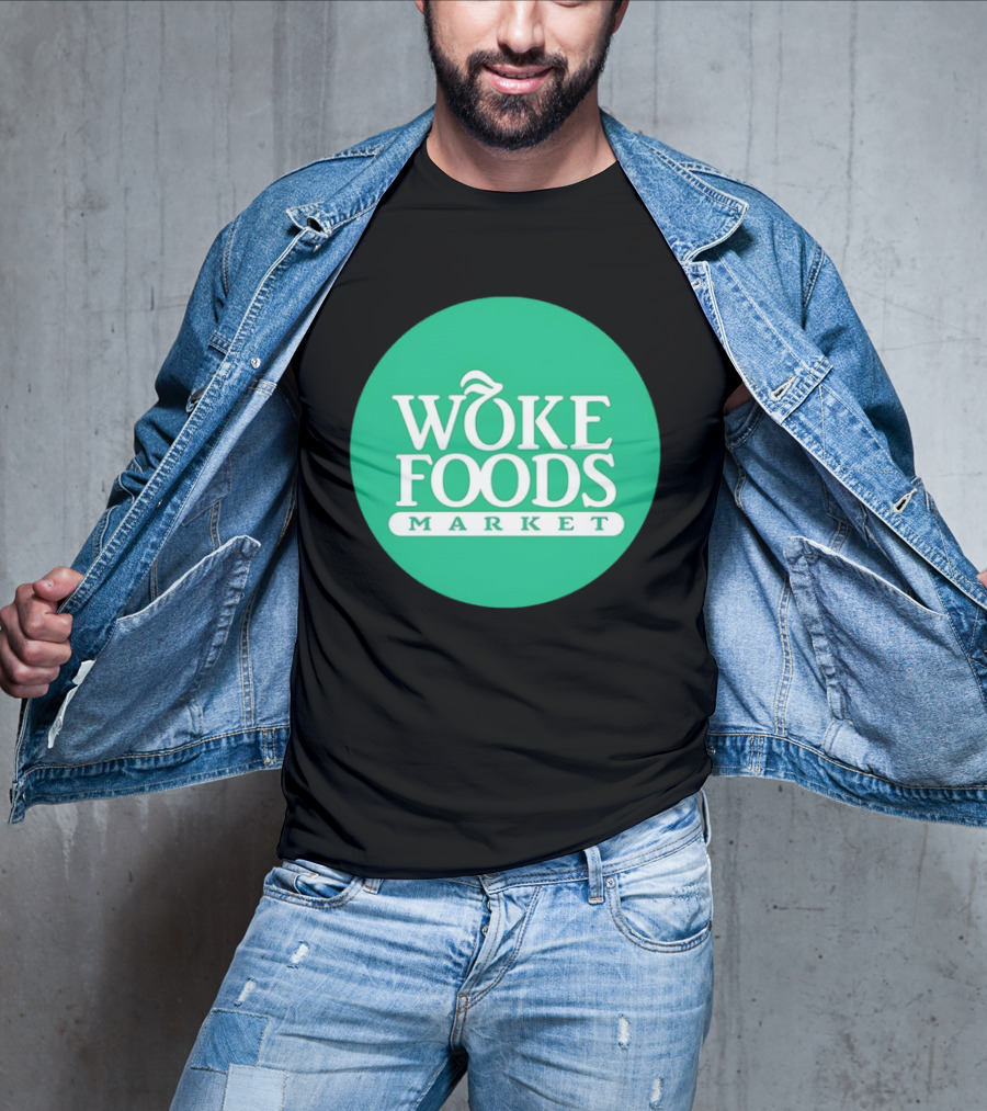 Woke Foods Market Green Circle T-Shirt