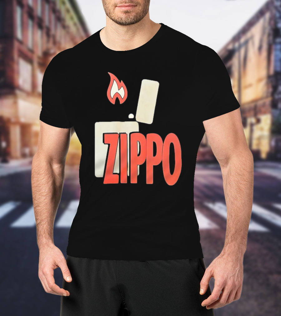 Zippo Lighter Flame T-Shirt