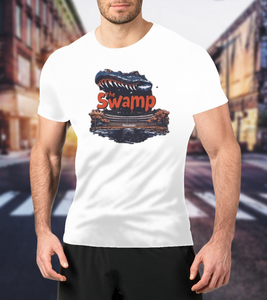 Florida Gators The Swamp Vintage Stadium Alligator T-Shirt