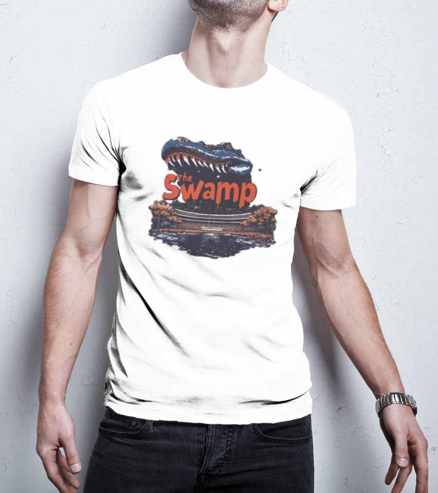 Florida Gators The Swamp Vintage Stadium Alligator T-Shirt