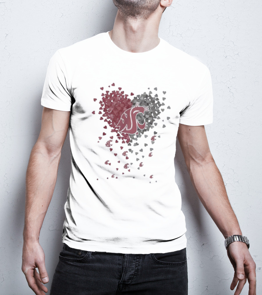 Heart Full Of WSU Cougars Spirit T-Shirt