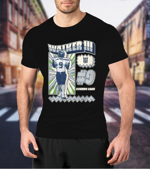 Walker III #9 Running Back T-Shirt