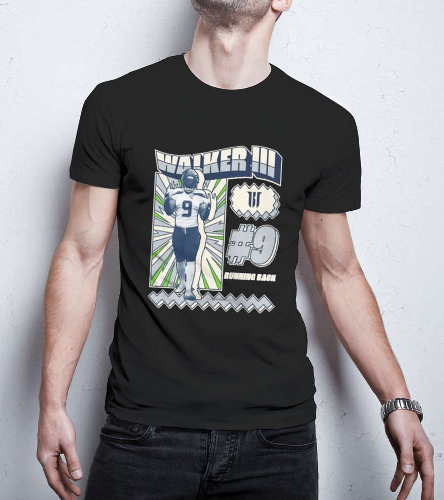Walker III #9 Running Back T-Shirt