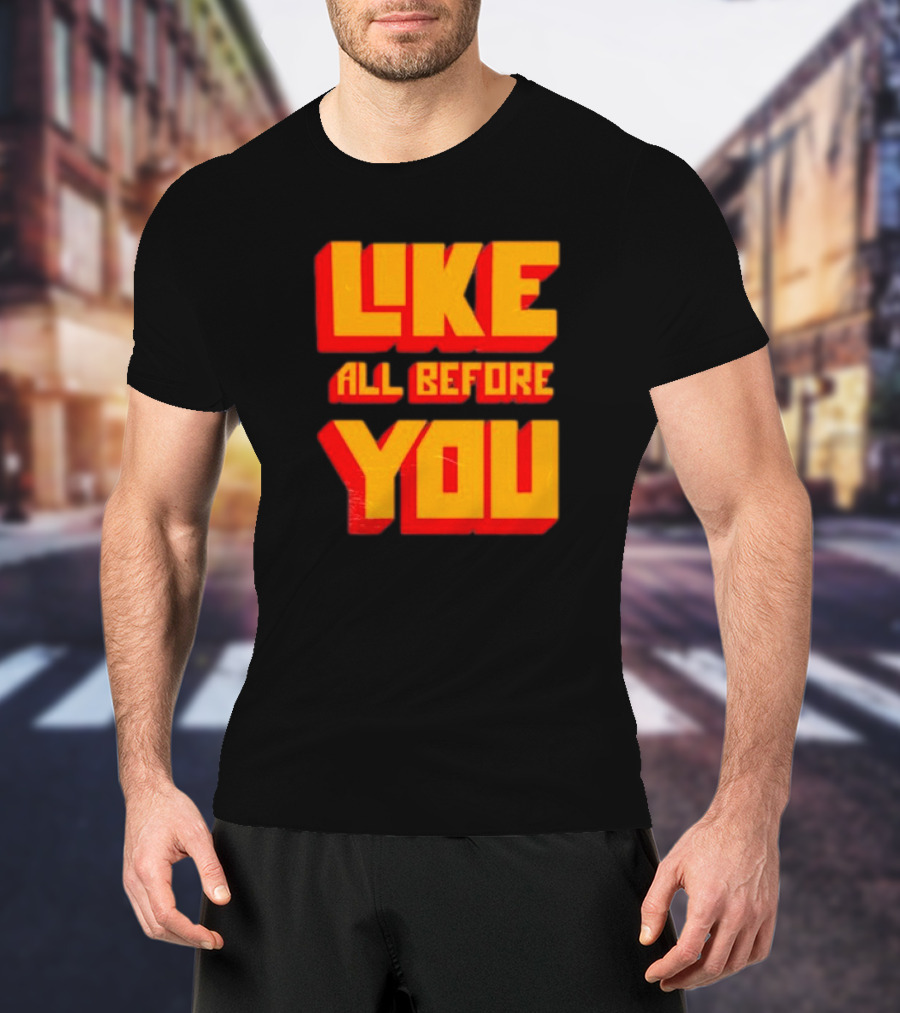 The Voidz Like All Before You Text Bold Yellow Red T-Shirt