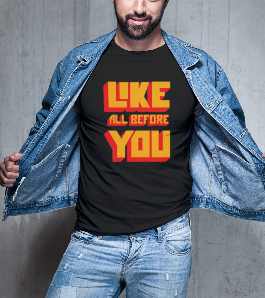 The Voidz Like All Before You Text Bold Yellow Red T-Shirt