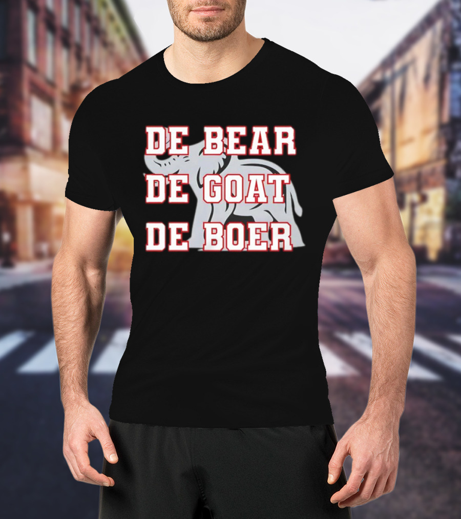 De Bear De Goat De Boer Elephant T-Shirt