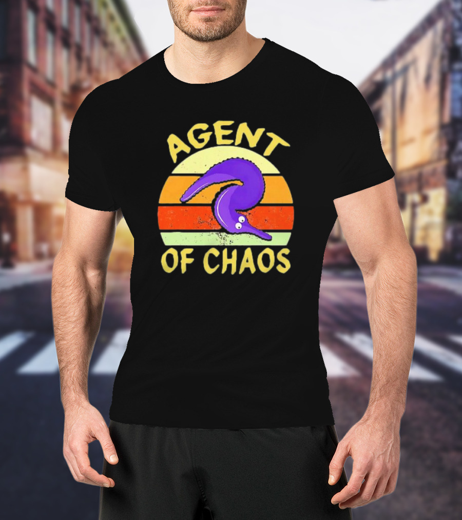 Agent Of Chaos Worm On String Retro T-Shirt