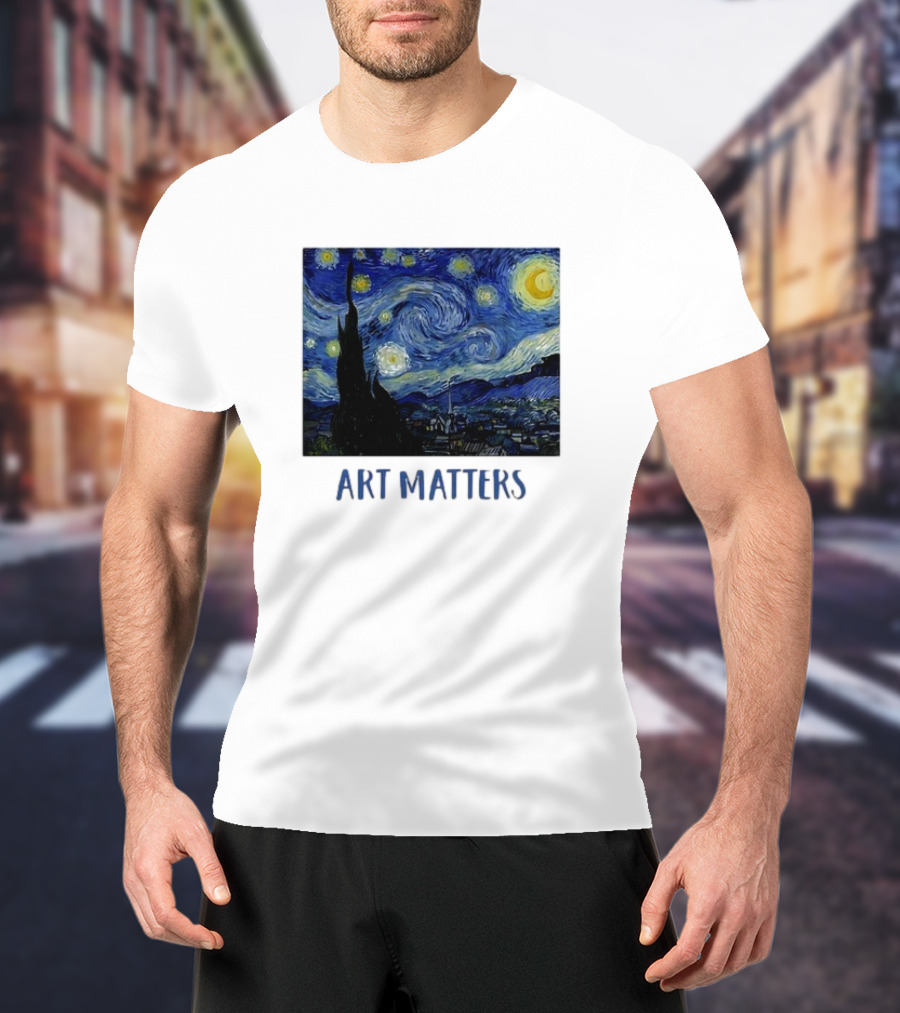 Starry Night Vincent Van Gogh Art Matters Iconic T-Shirt
