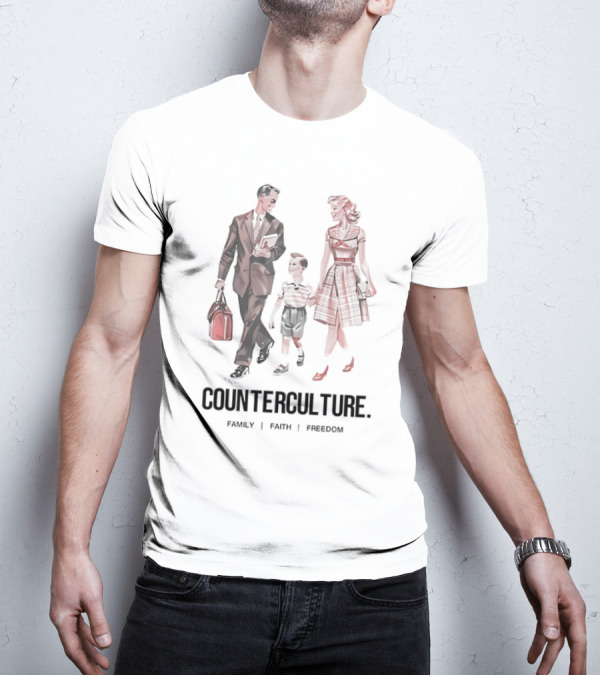 Counterculture Family Faith Freedom T-Shirt