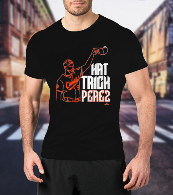 Baltimore Orioles Cionel Perez Hat Trick Perez Player T-Shirt