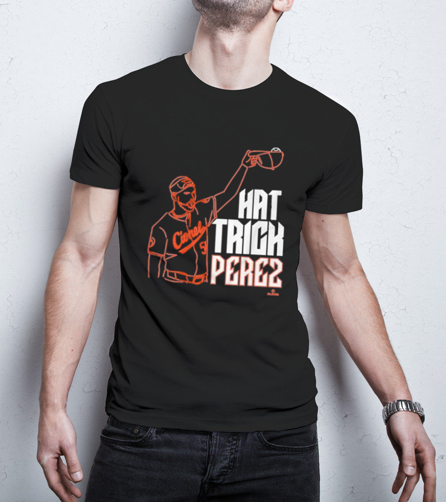 Baltimore Orioles Cionel Perez Hat Trick Perez Player T-Shirt