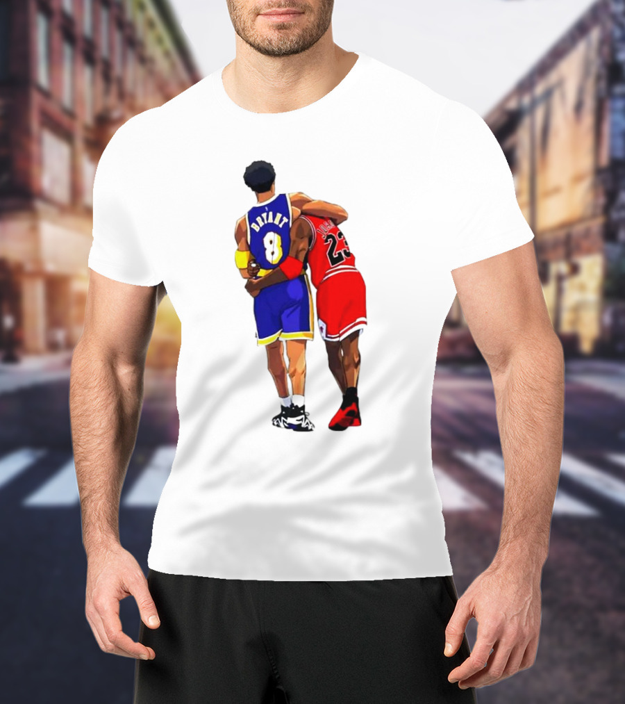 Bryant Los Angeles Lakers 8 And Jordan Chicago Bulls 23 Together Forever T-Shirt